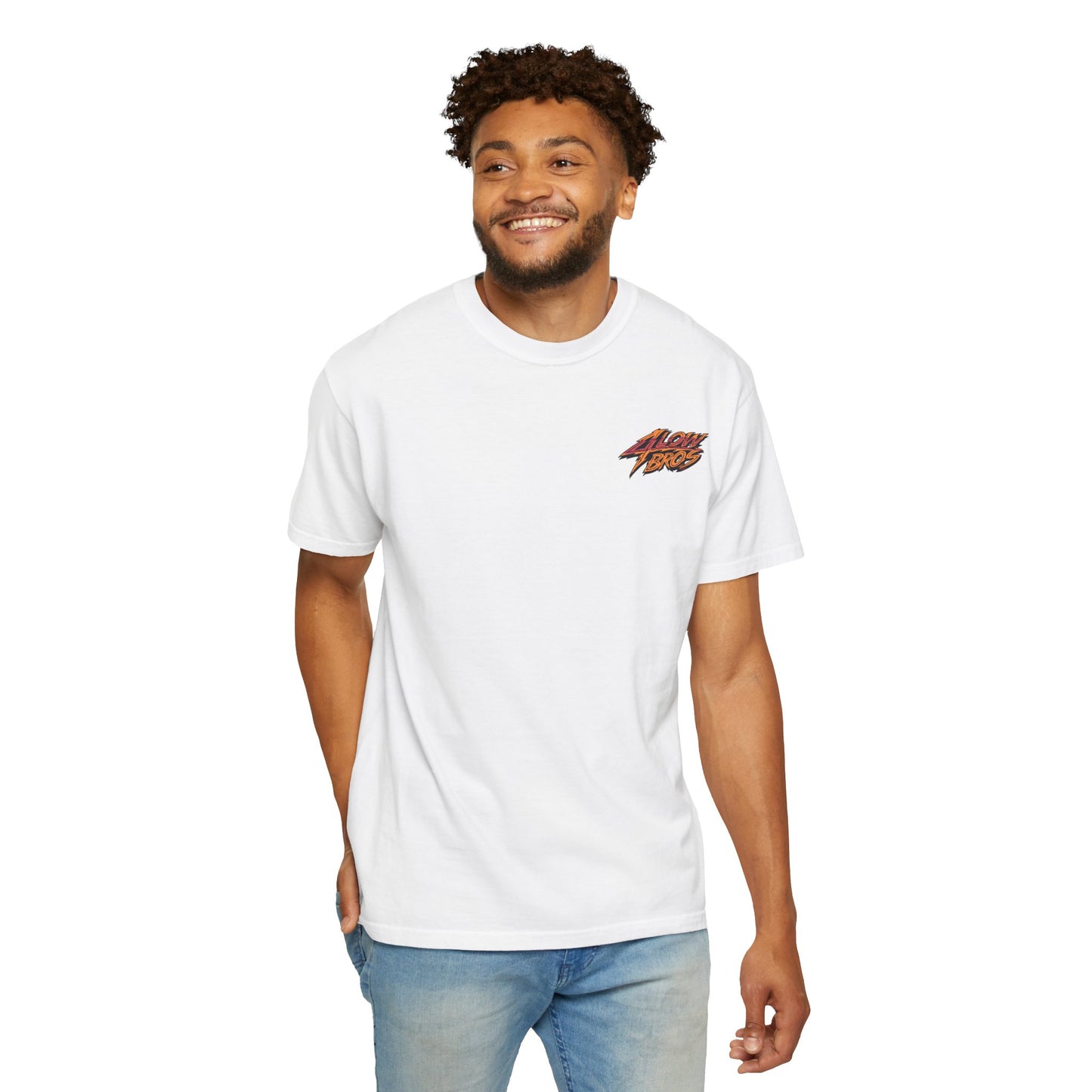4 Low Bros T-Shirt - Orange Logo