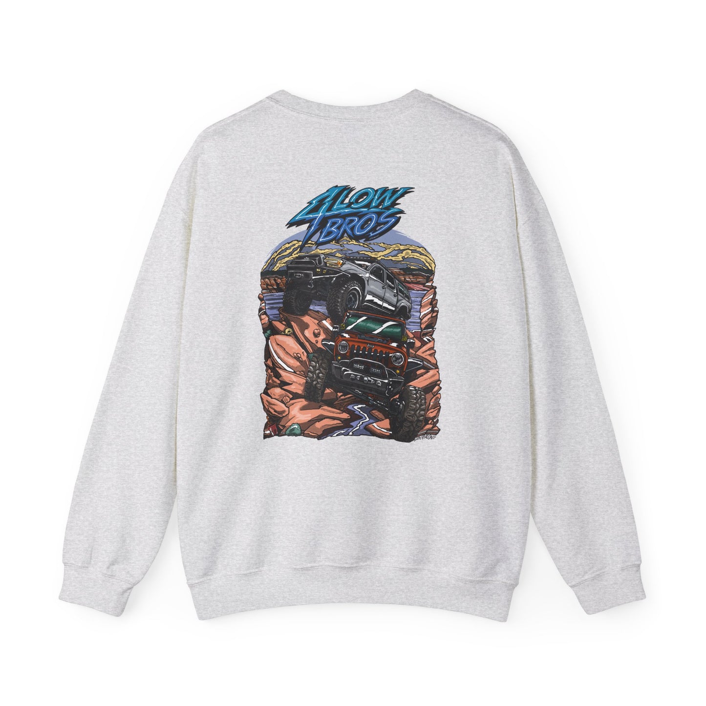 4 Low Bros Graphic Crewneck Sweatshirt