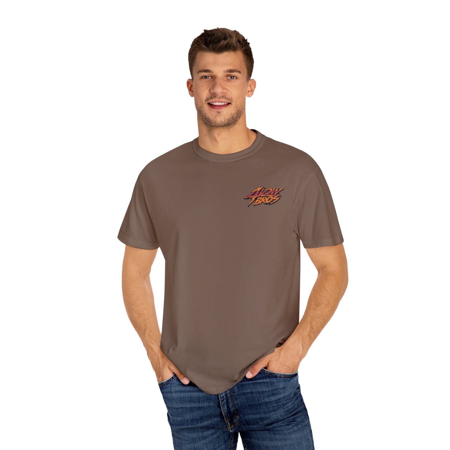 4 Low Bros T-Shirt - Orange Logo