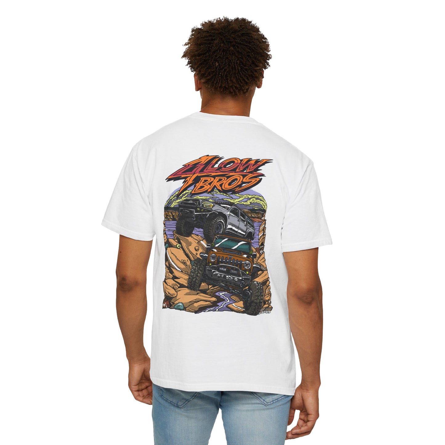 4 Low Bros T-Shirt - Orange Logo