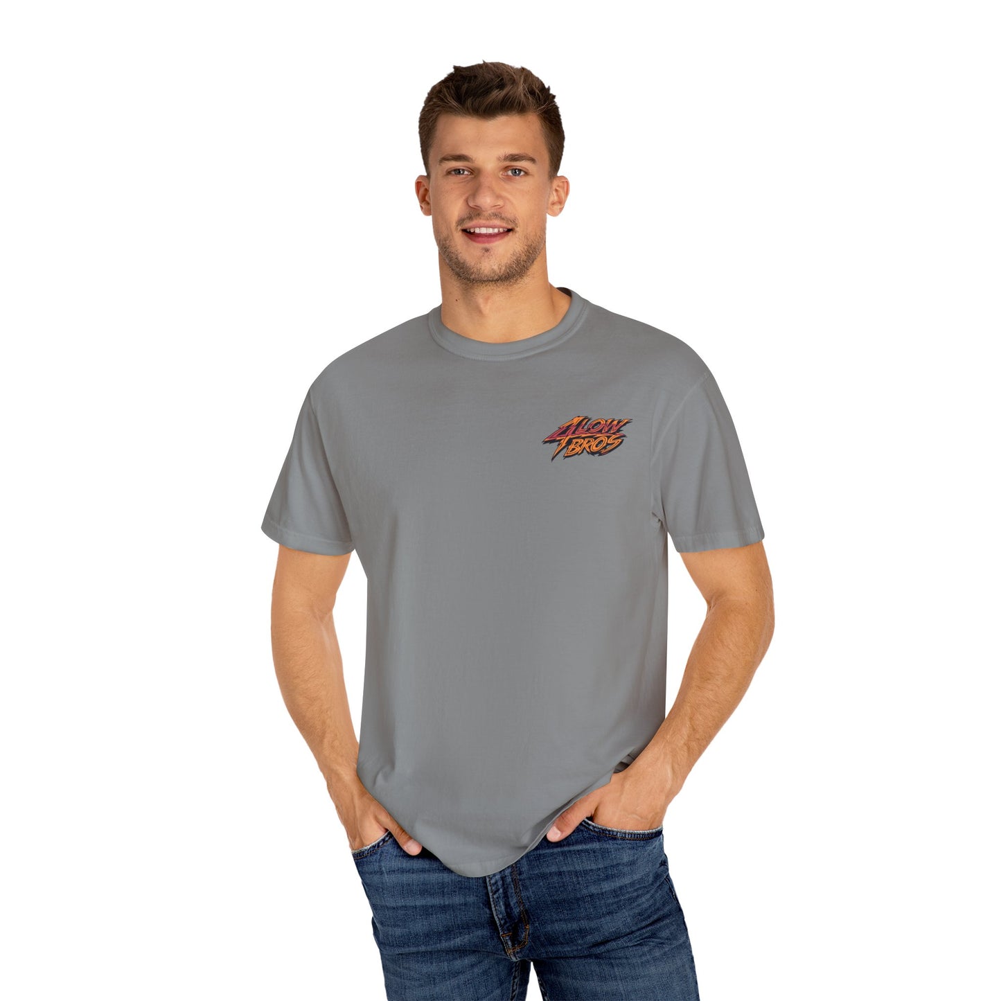 4 Low Bros T-Shirt - Orange Logo