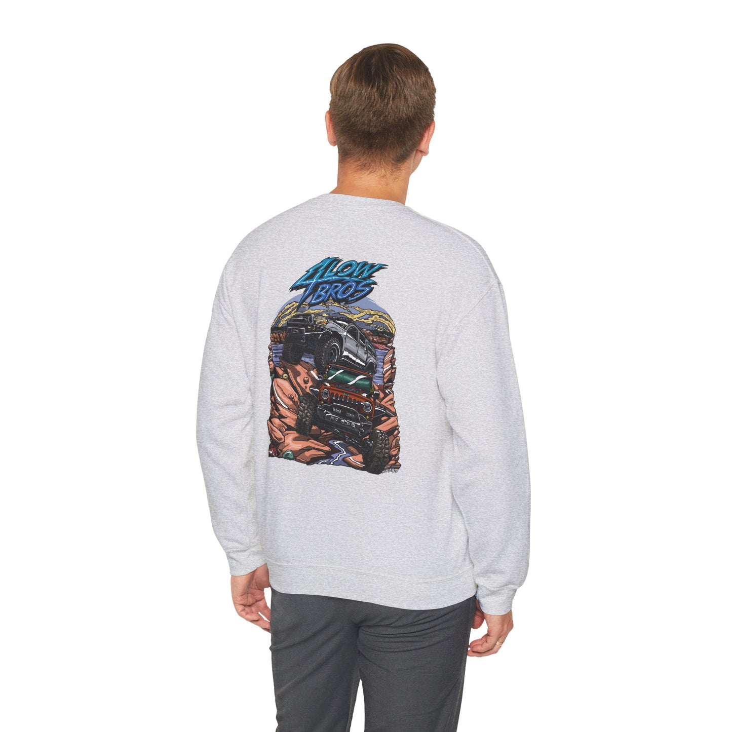 4 Low Bros Graphic Crewneck Sweatshirt