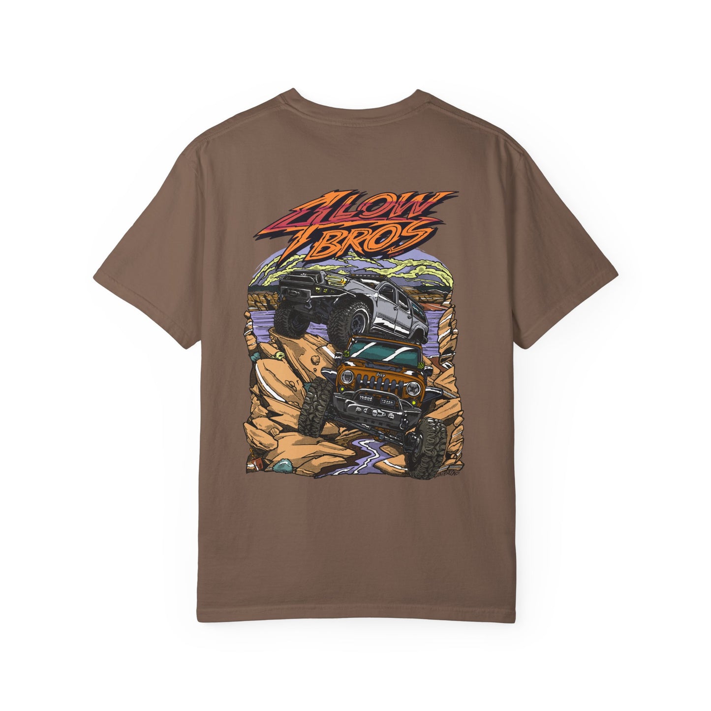 4 Low Bros T-Shirt - Orange Logo