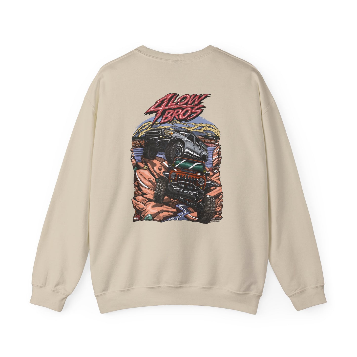 4 Low Bros - Crewneck Sweatshirt