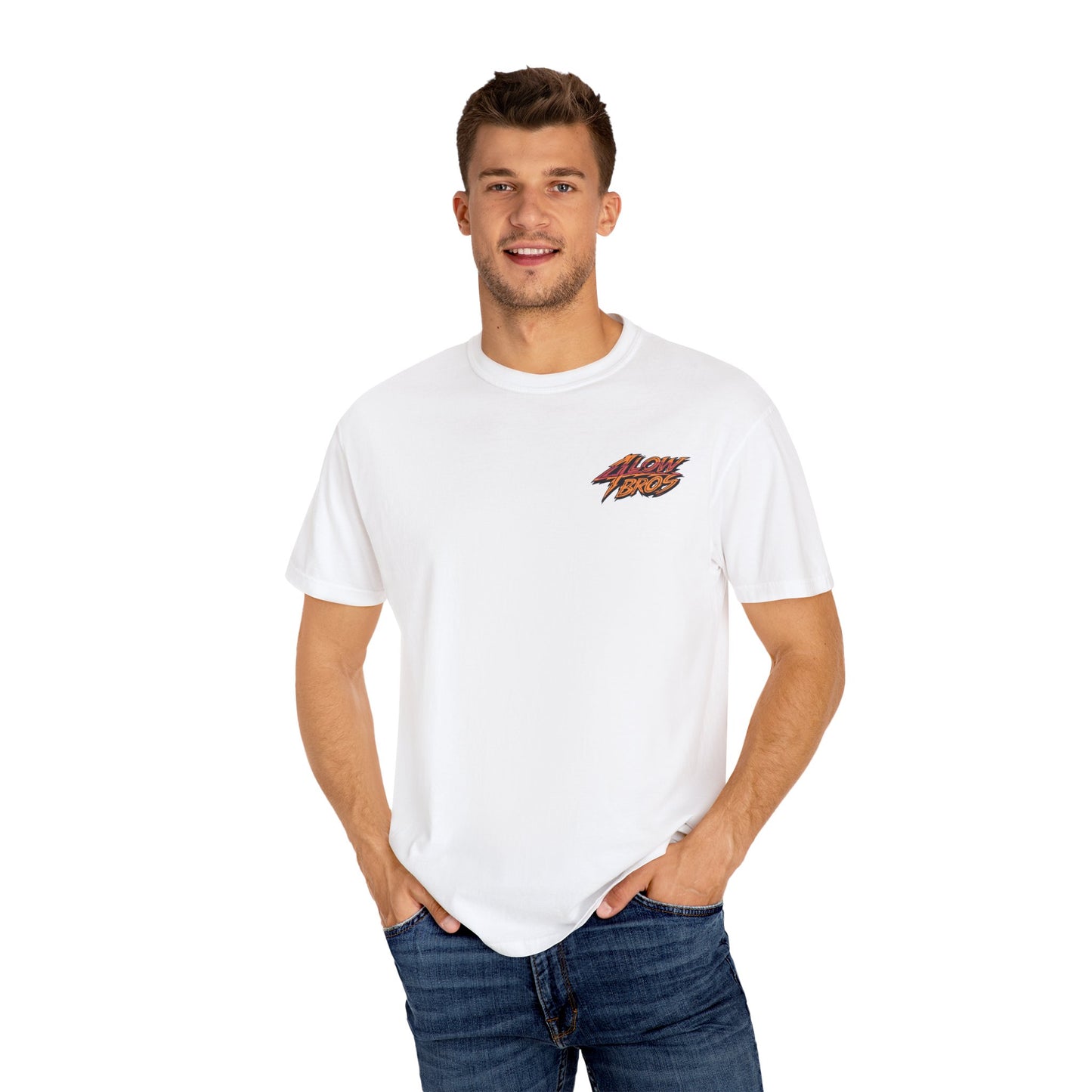 4 Low Bros T-Shirt - Orange Logo
