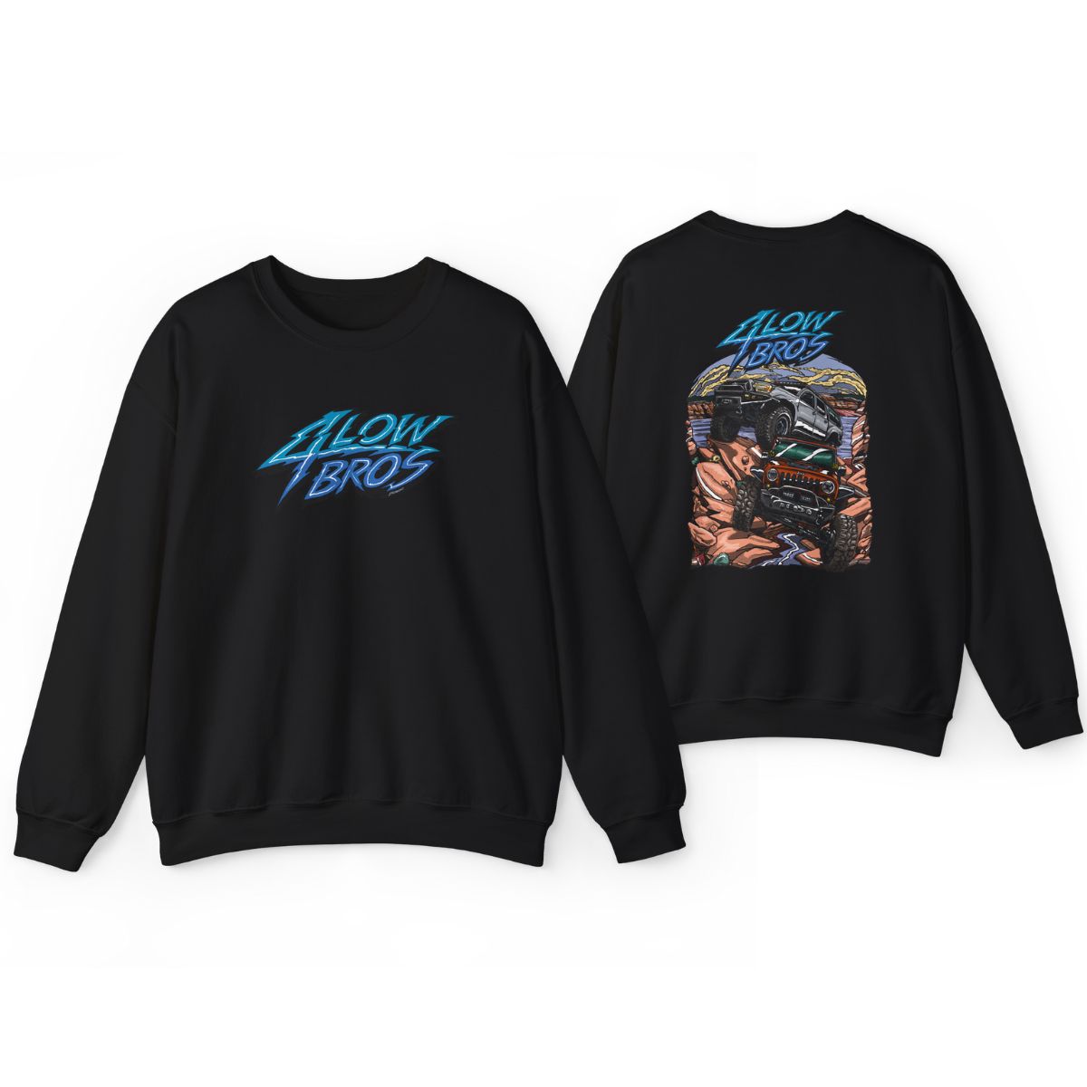 4 Low Bros - Crewneck Sweatshirt