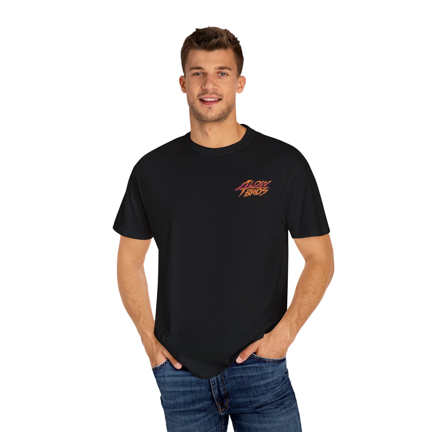 4 Low Bros T-Shirt - Orange Logo