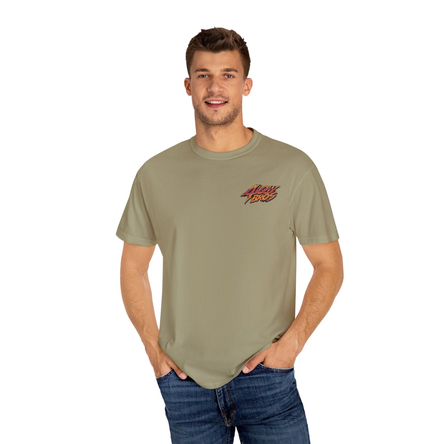 4 Low Bros T-Shirt - Orange Logo